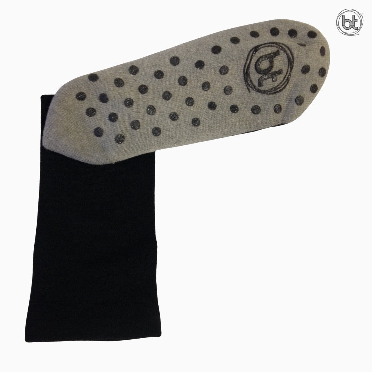 Bamboo Health Socks Circulation - Black and Grey