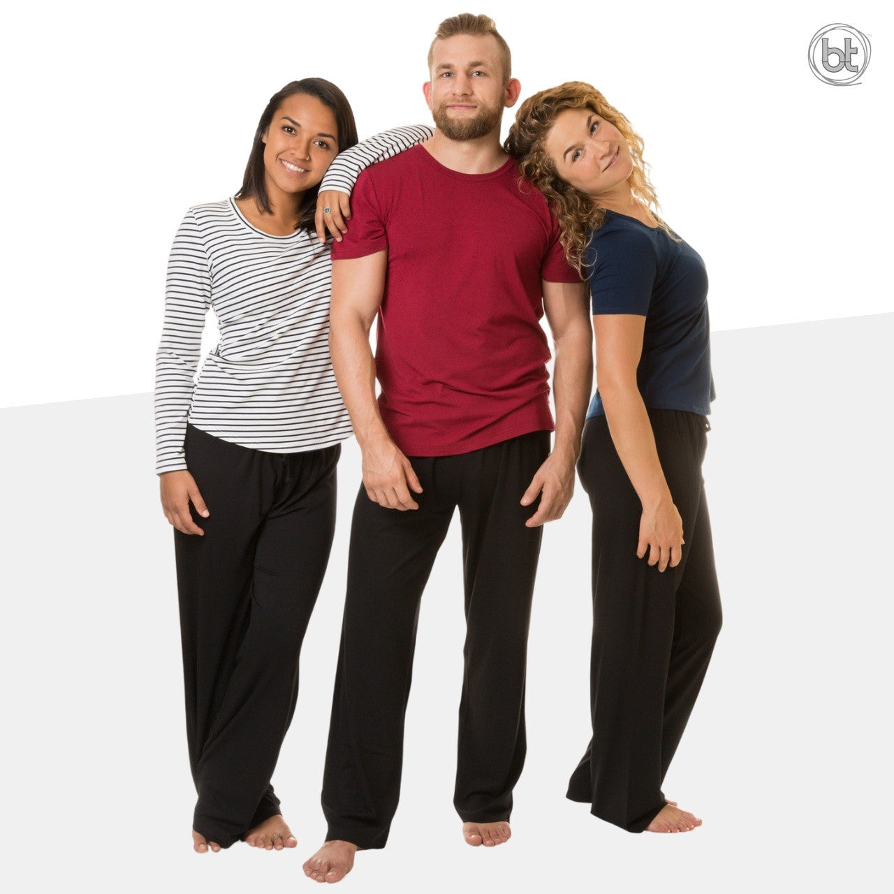 Bamboo Kajuals Long Pants - Black