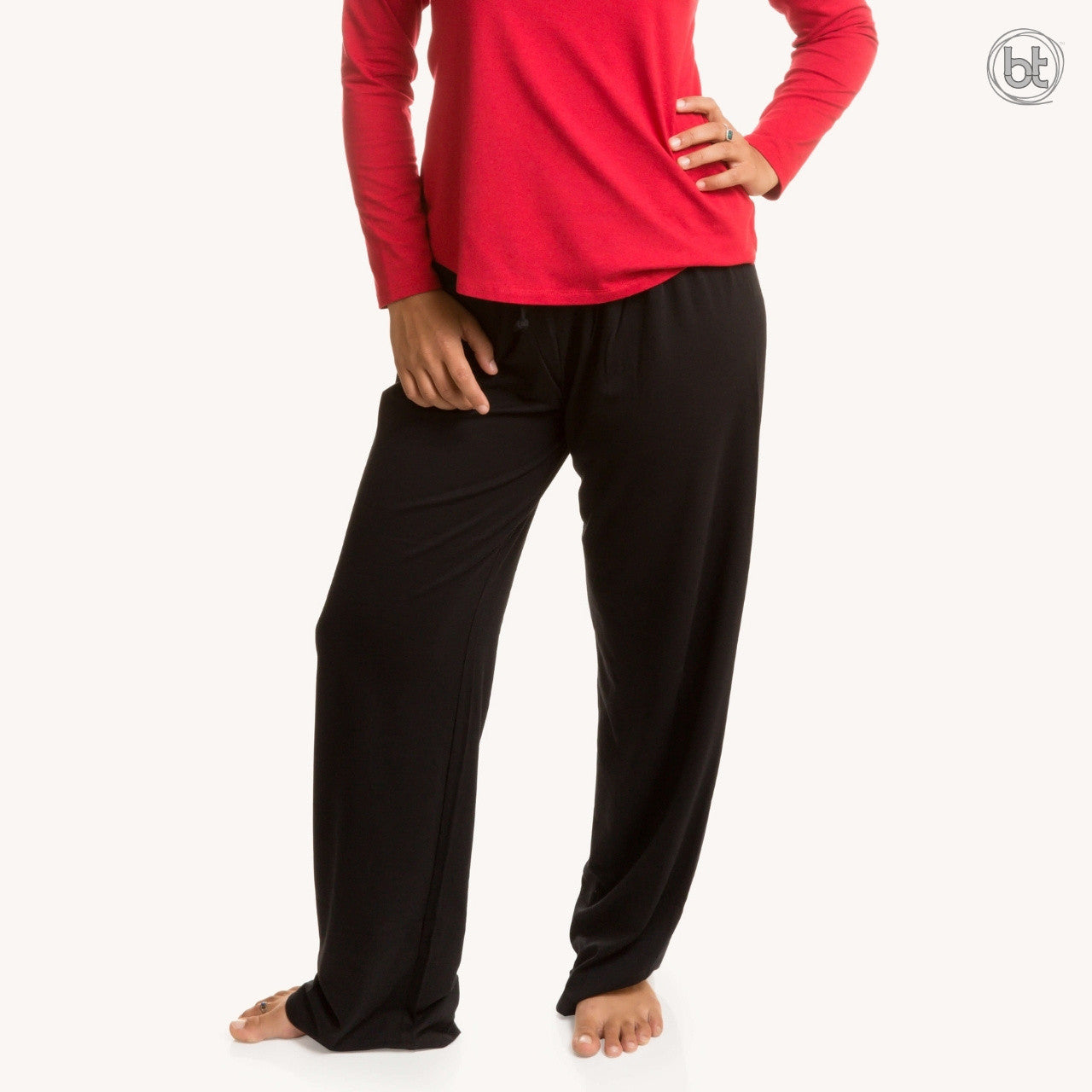 Bamboo Kajuals Long Pants - Black