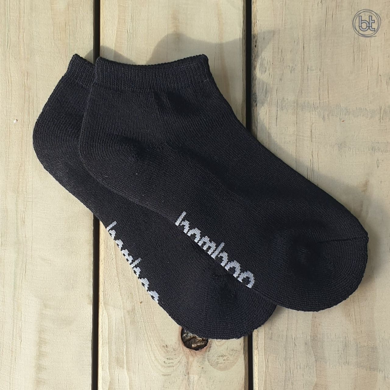 Bamboo Kid's Ped Socks - Black
