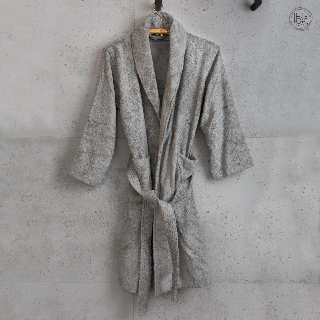 bt Bamboo Bath Robe - Grey