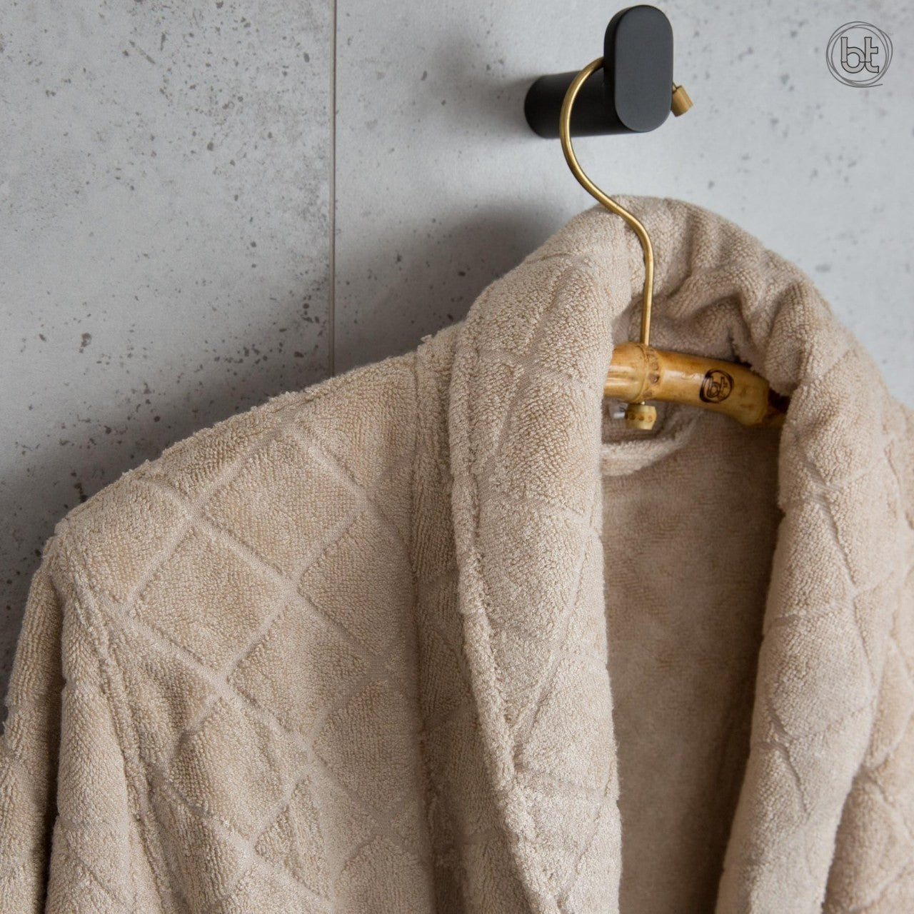 bt Bamboo Bath Robe - Macadamia