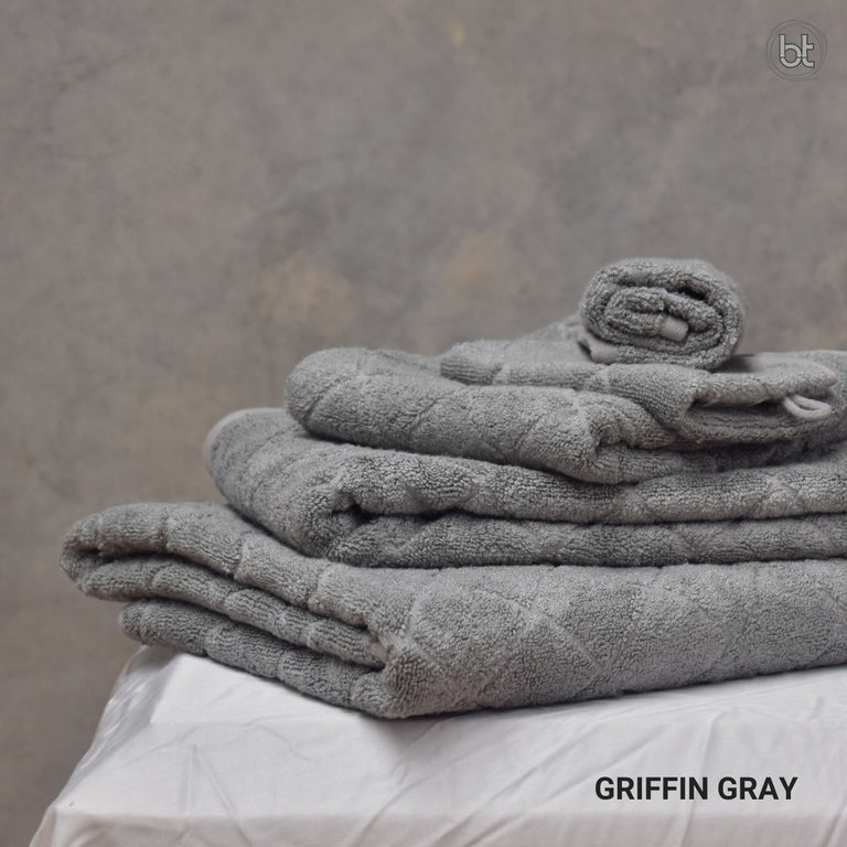 Silver Bamboo Guest Towel Tray main image 1