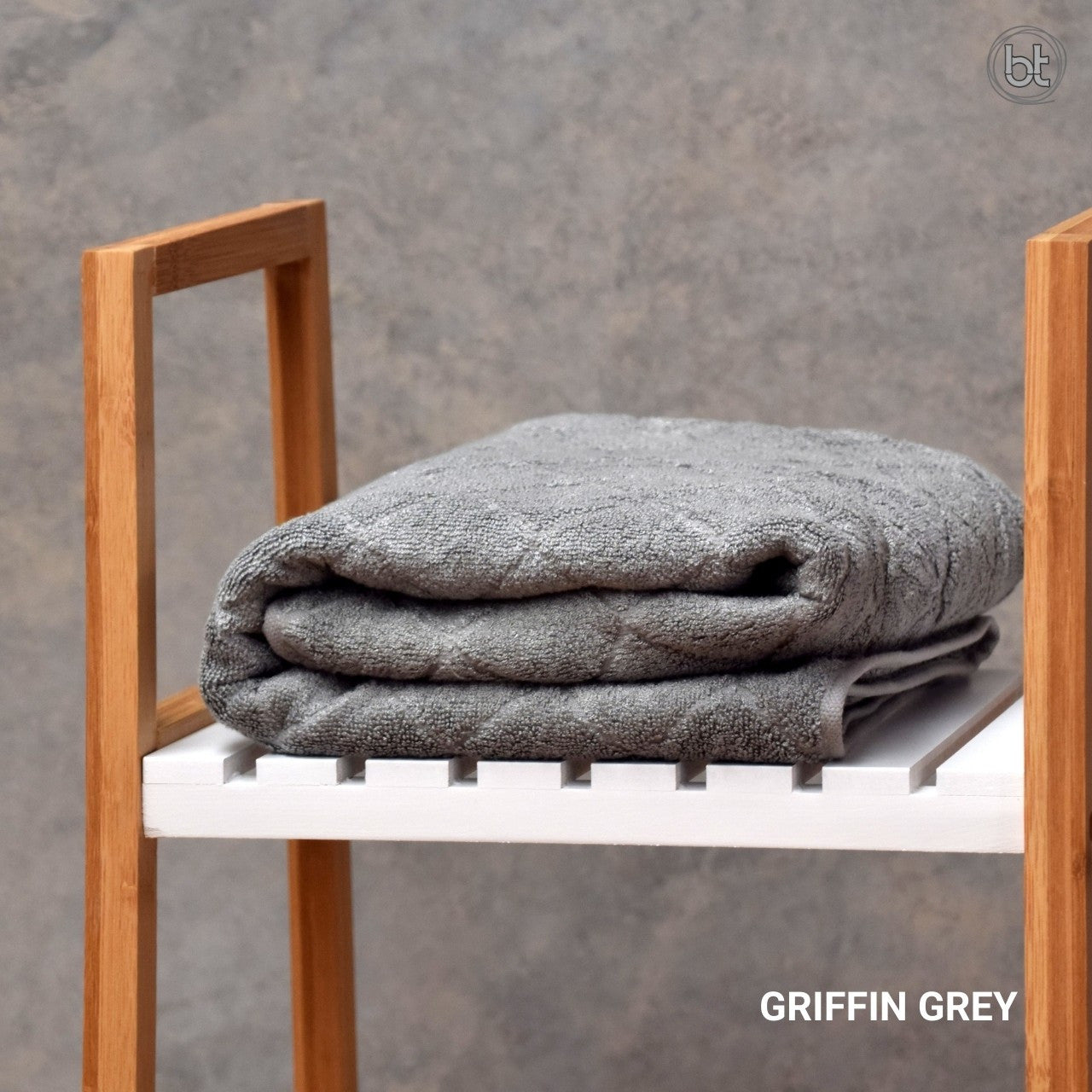 bt Bamboo Bath Sheet - Griffin Grey