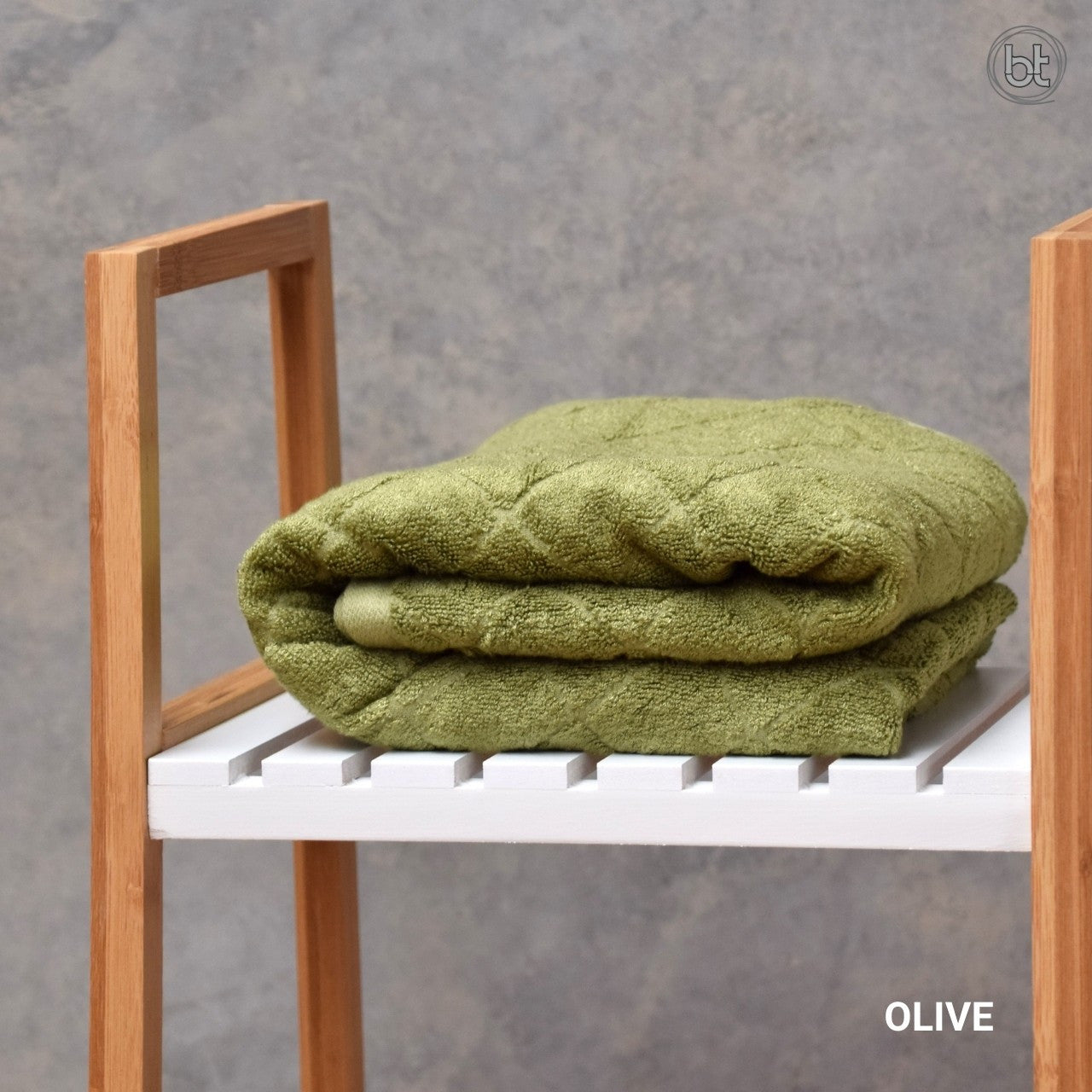 bt Bamboo Bath Sheet - Olive