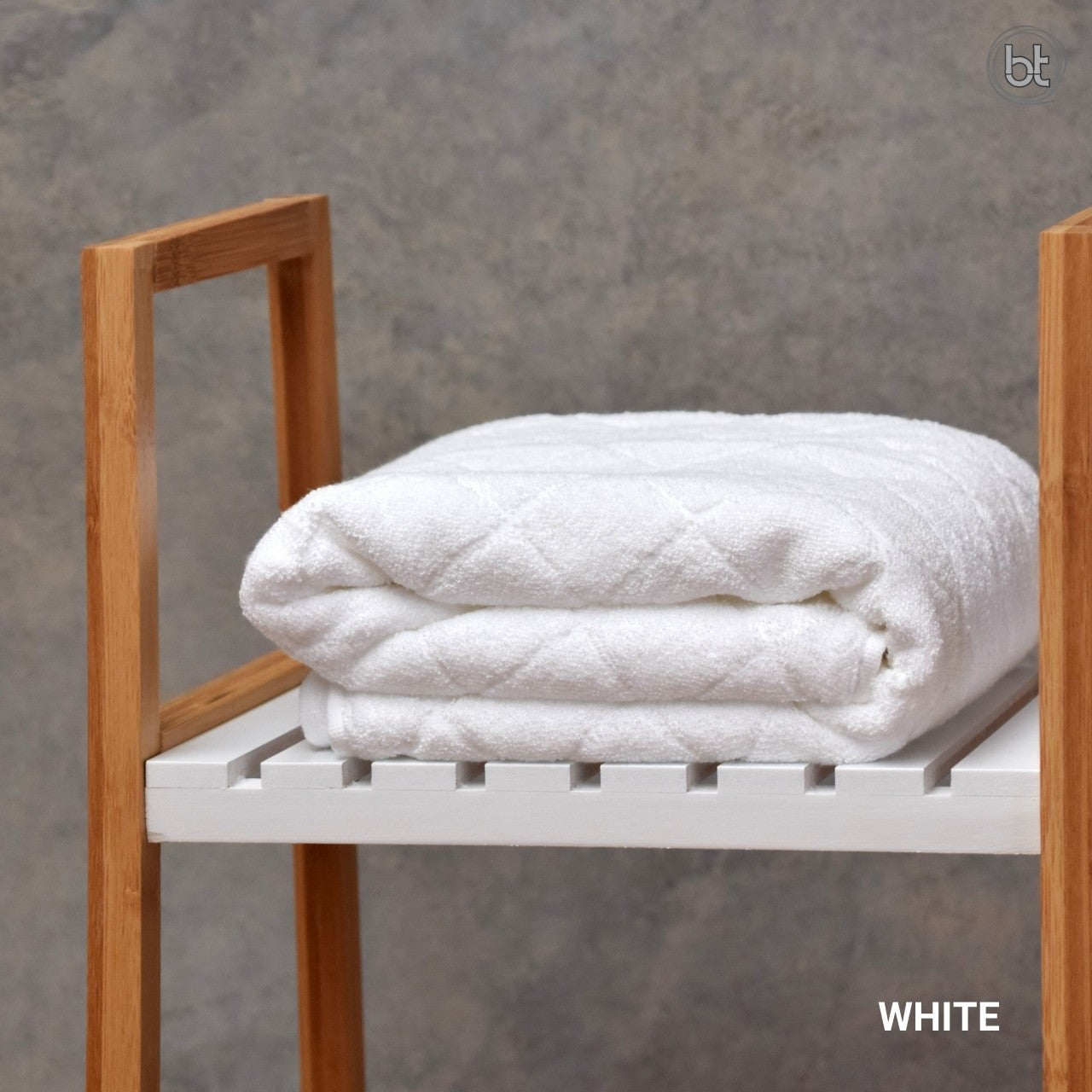 bt Bamboo Bath Sheet - White