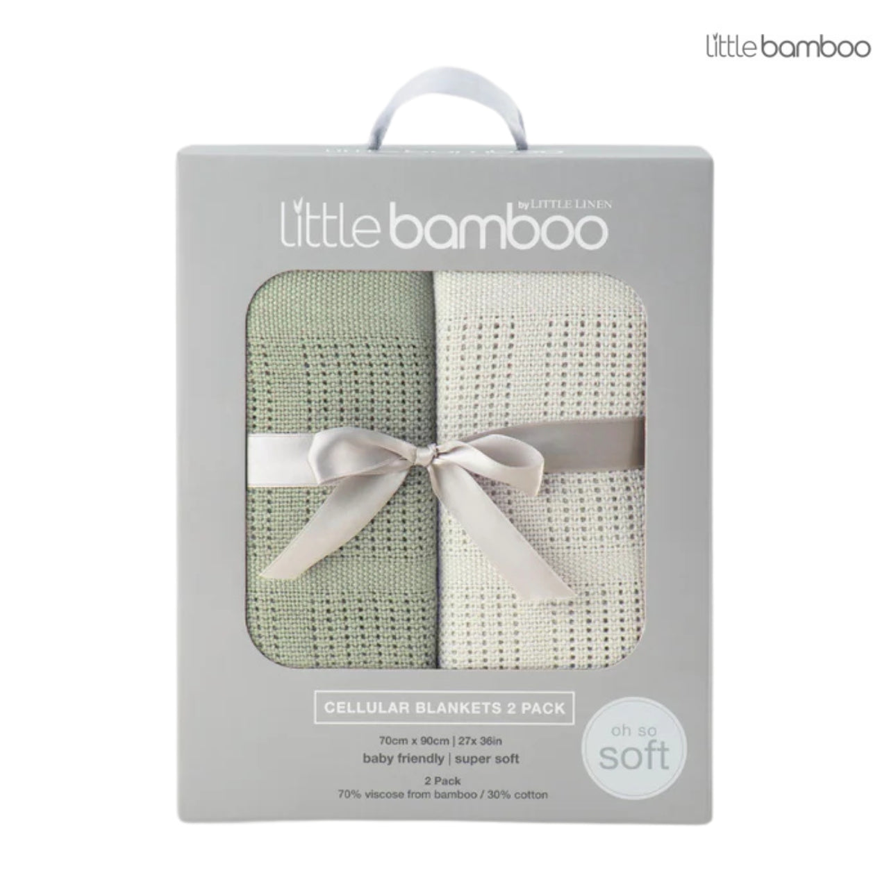 Little Bamboo Baby Cellular Blanket  | 2-PACK