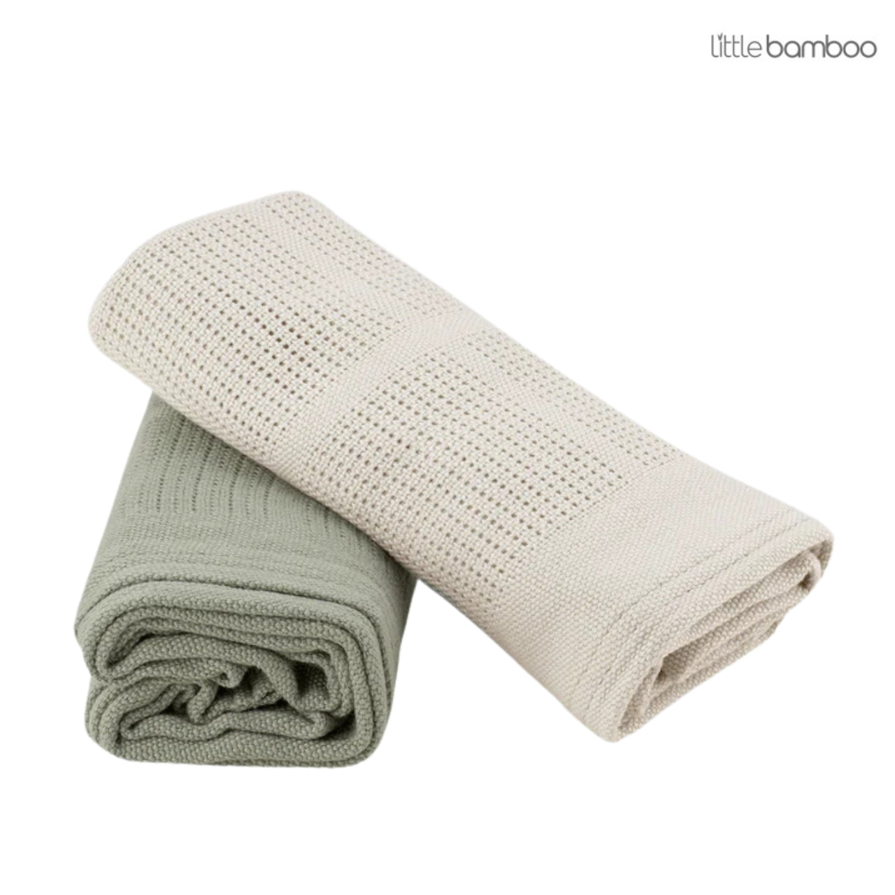 Little Bamboo Baby Cellular Blanket  | 2-PACK