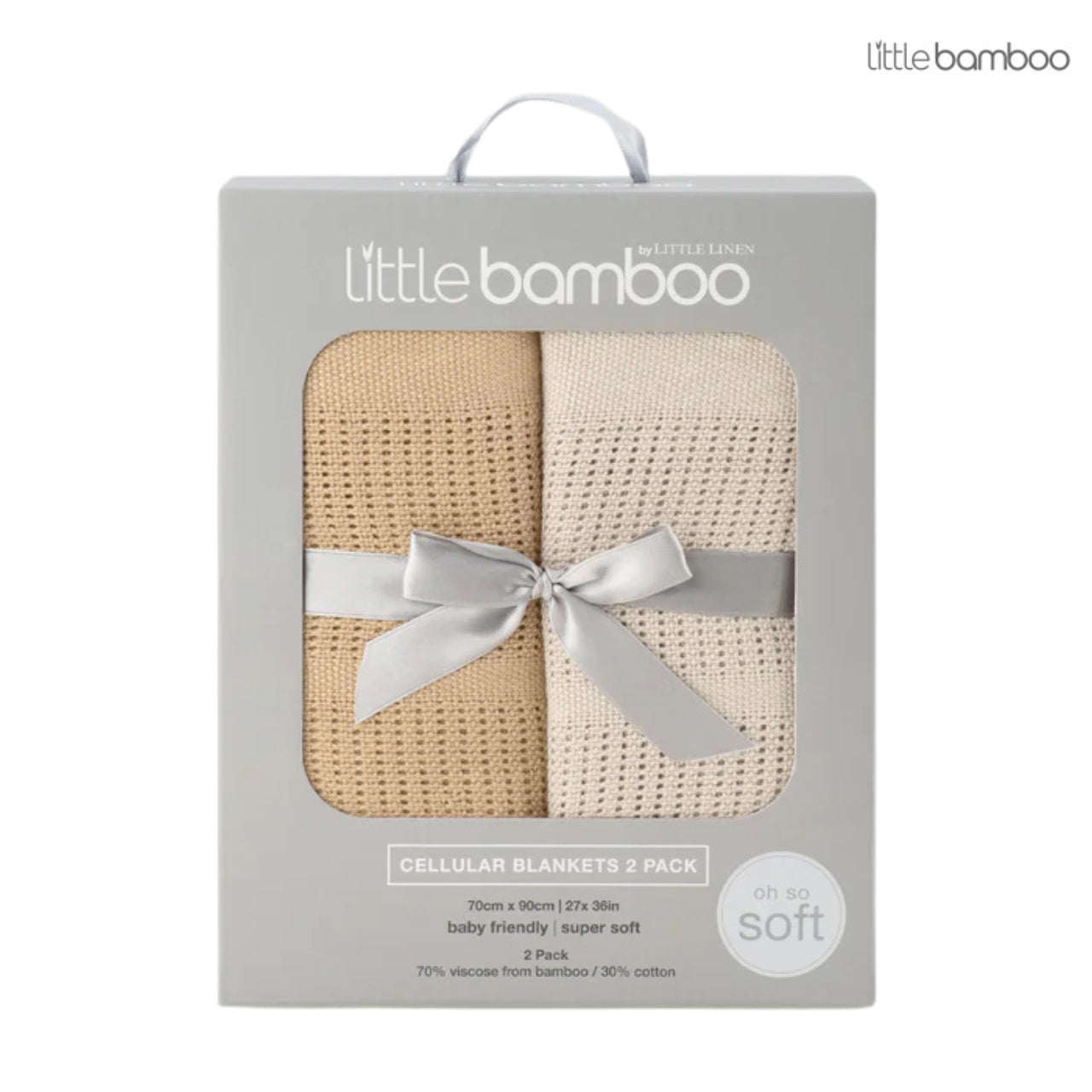 Little Bamboo Baby Cellular Blanket  | 2-PACK