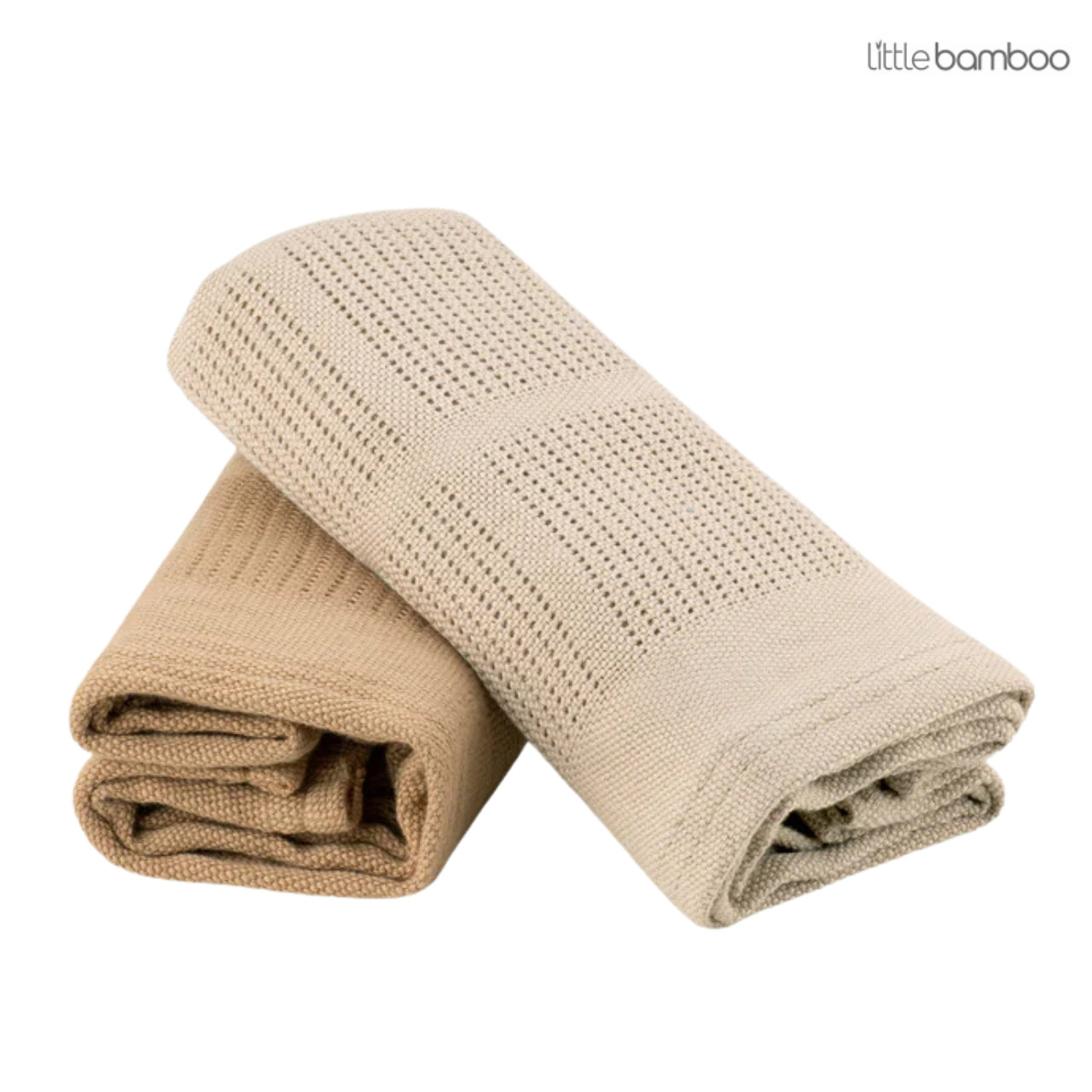 Little Bamboo Baby Cellular Blanket  | 2-PACK