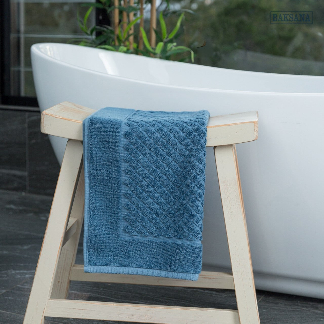 Baksana Bamboo Bath Mat | Bluestone