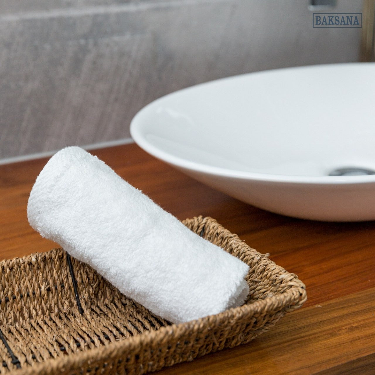 Baksana Face Cloth | White