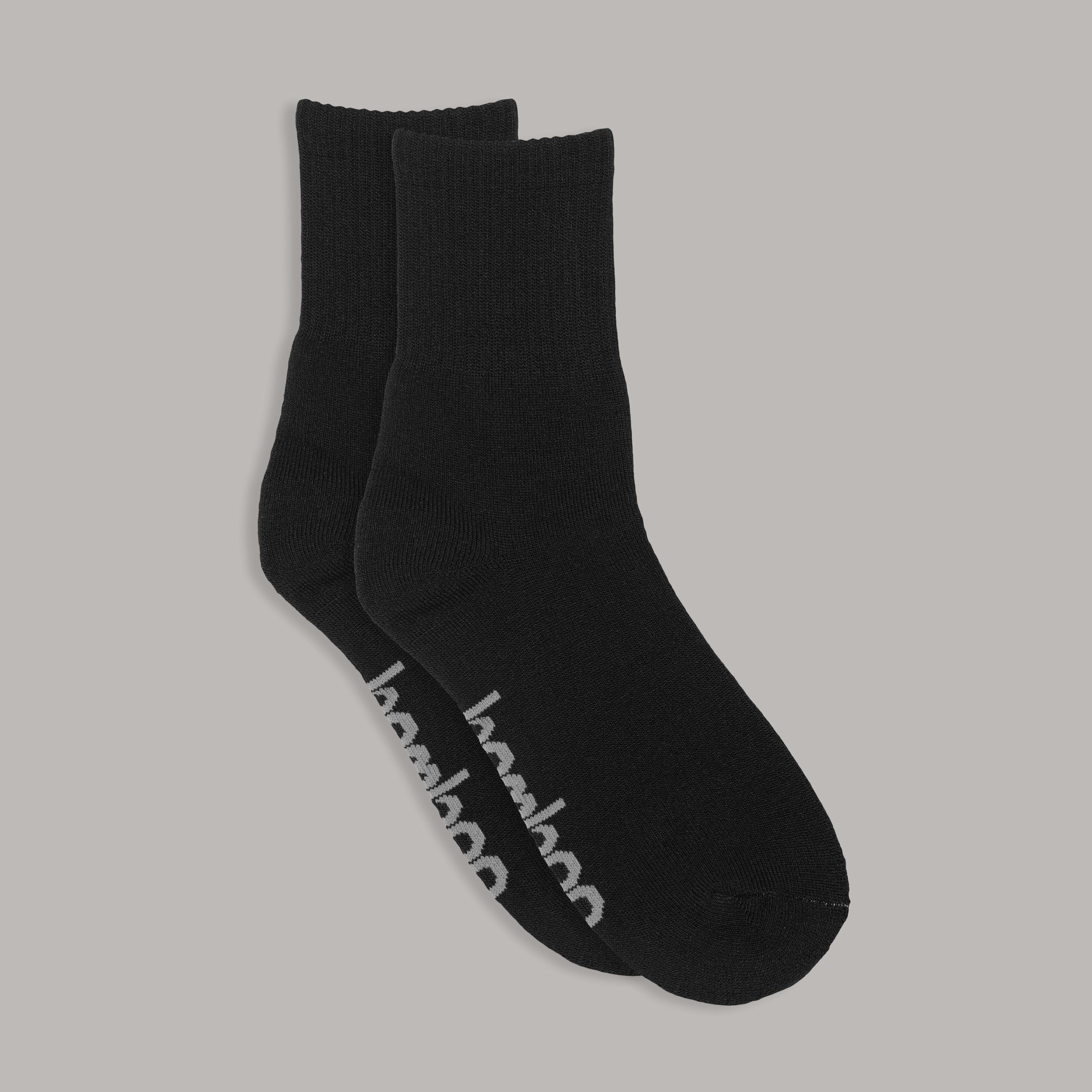 Bamboo Crew Socks | Black