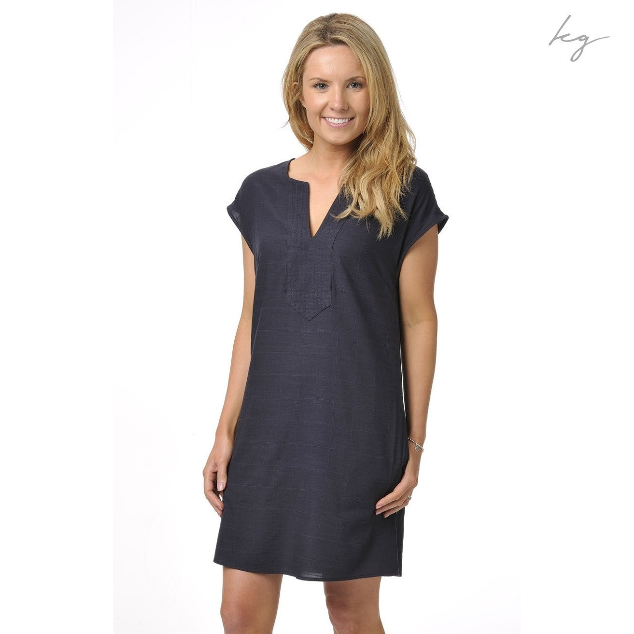 Bamboo Fibre Dress - Navy