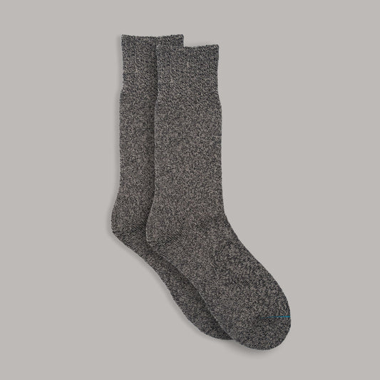 Bamboo Hiking Socks - Black Grey Marle