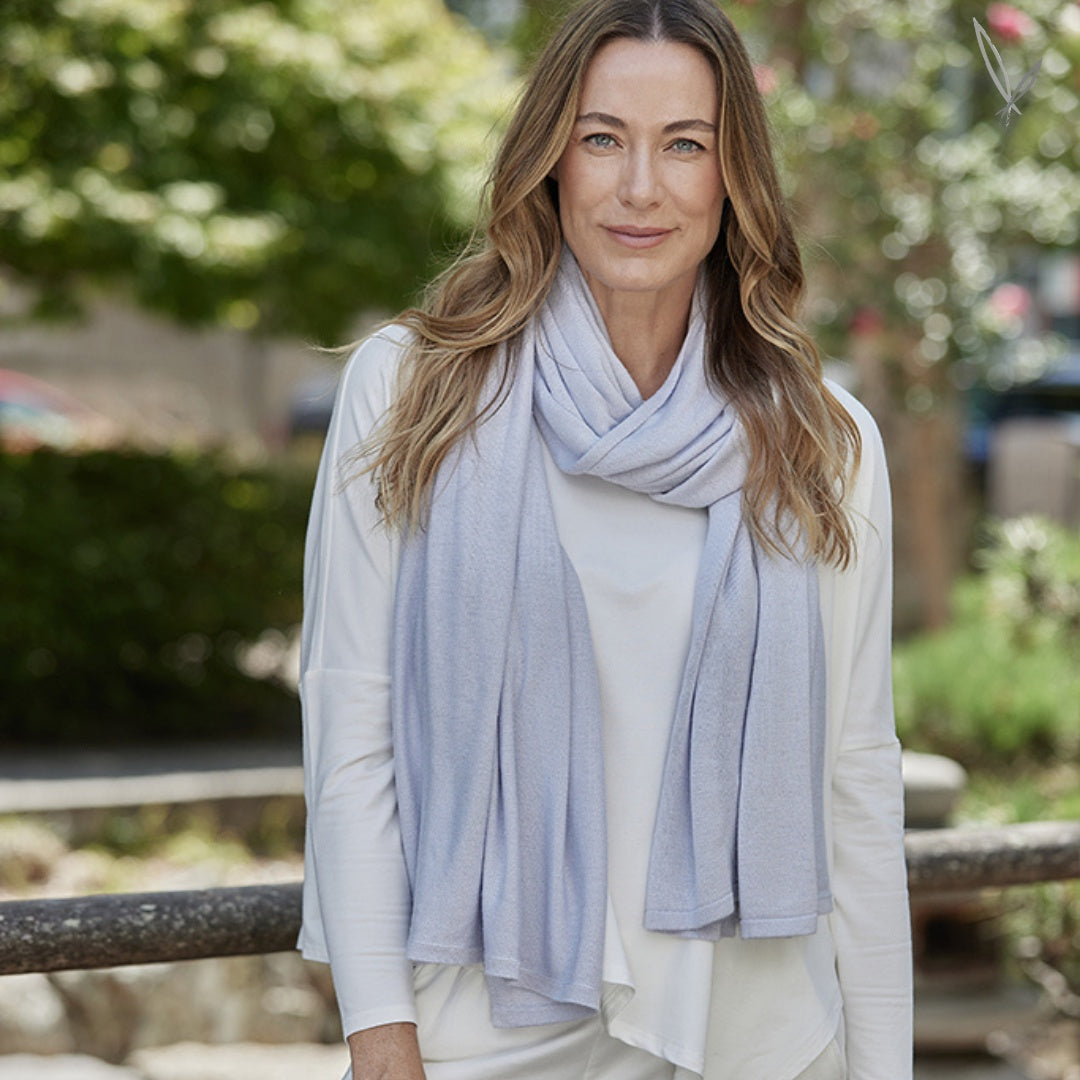 Bamboo & Recycled Cashmere Wool Travel Wrap