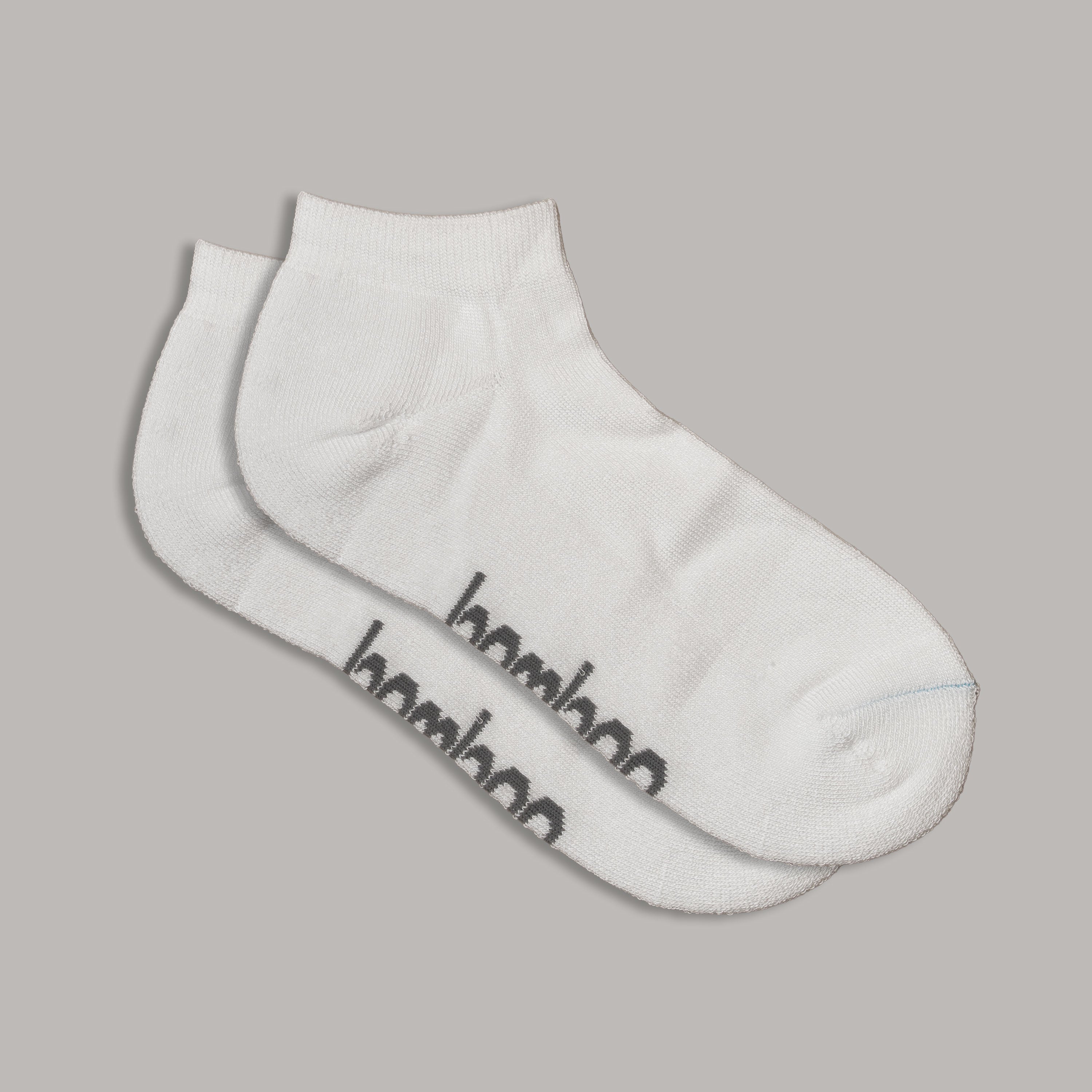 Bamboo Sports Socks Ped (Ankle) - White