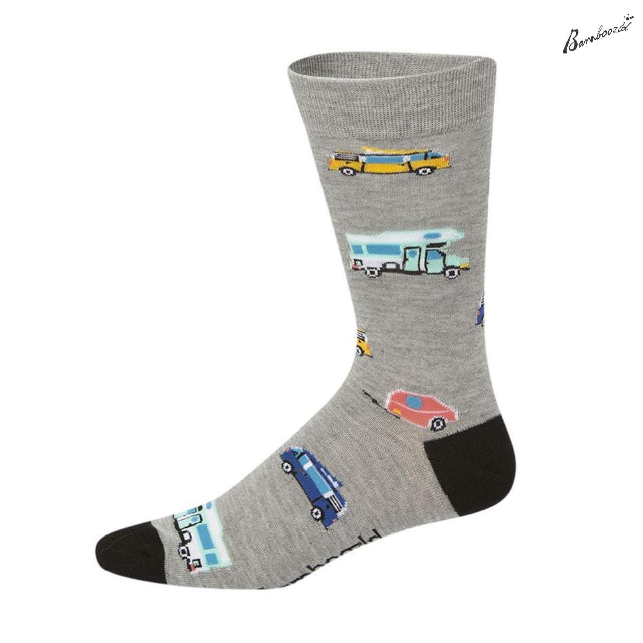 Bamboo Crew Sock - Camper Van