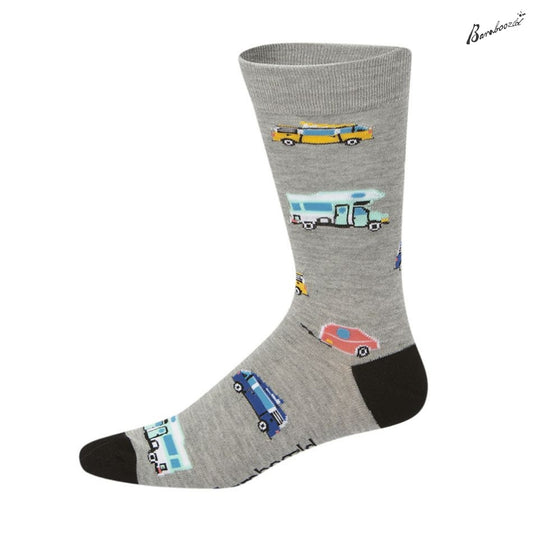 Bamboo Crew Sock - Camper Van