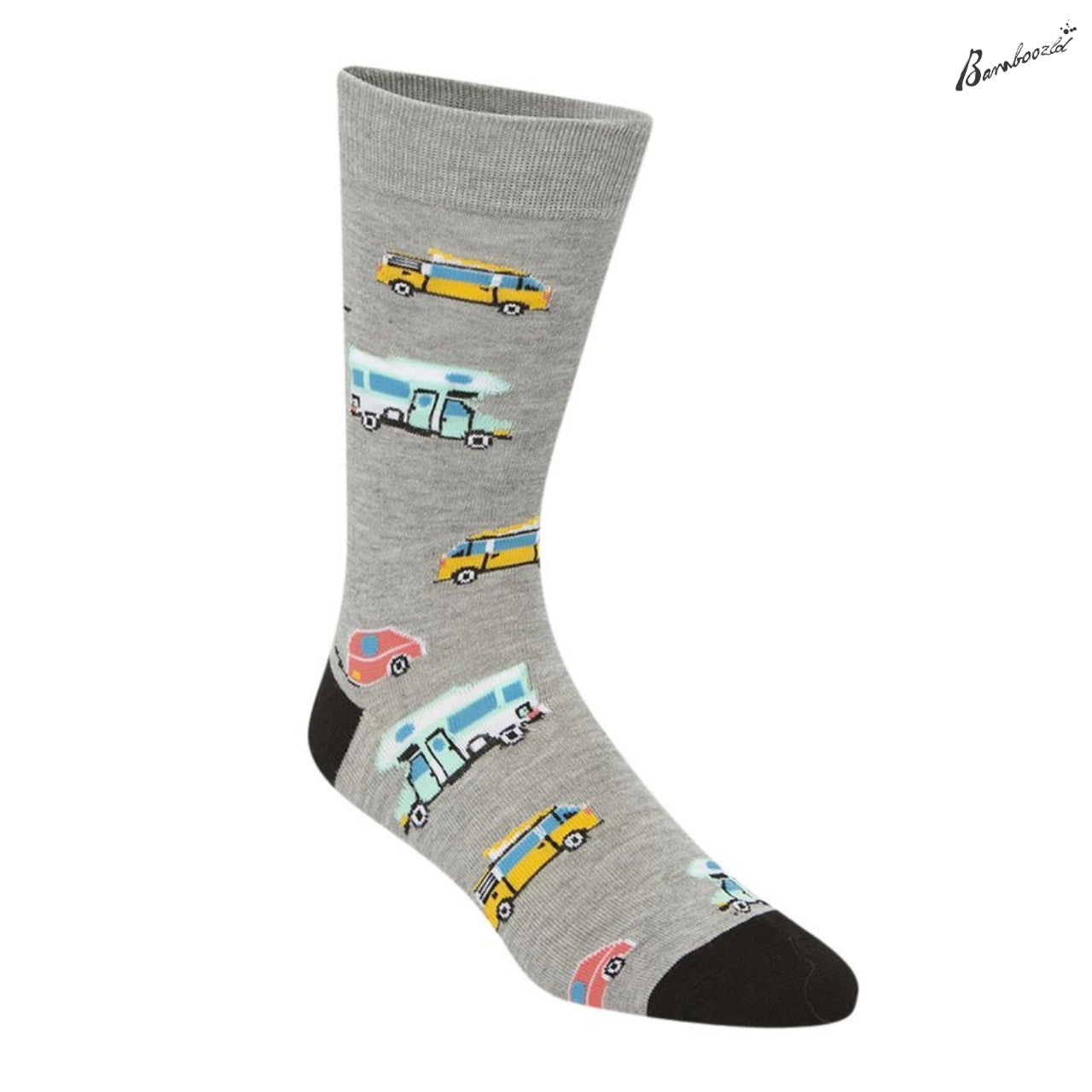 Bamboo Crew Sock - Camper Van