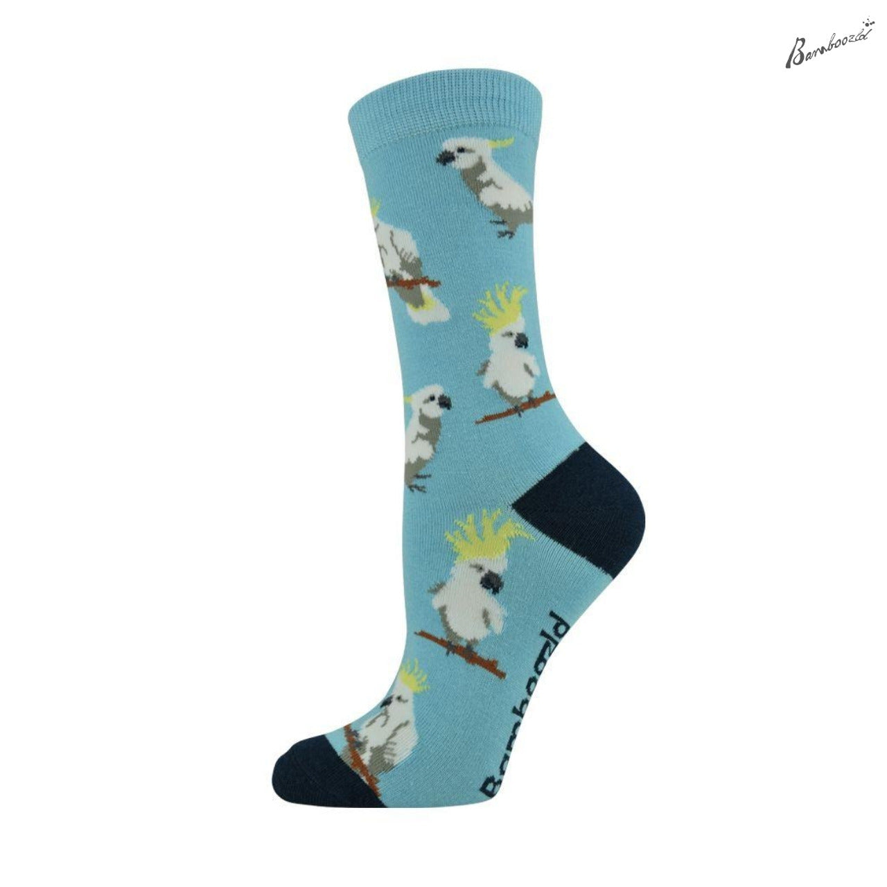 Bamboo Crew Sock - Cocky Blue