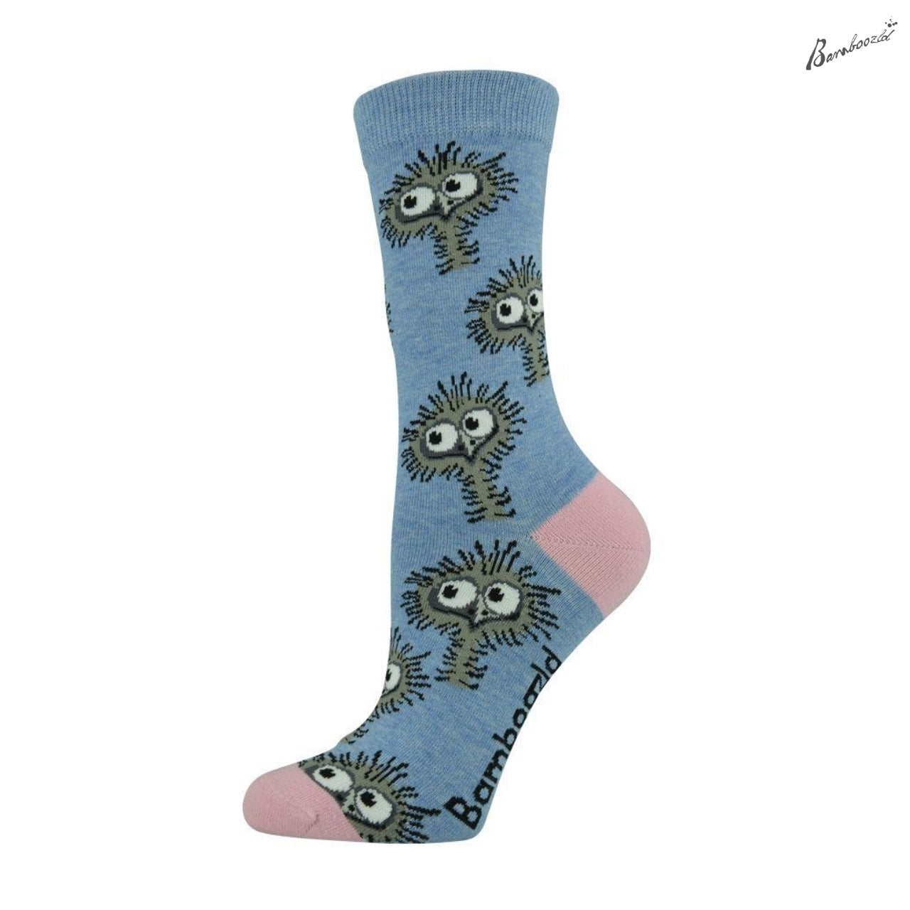 Bamboo Crew Sock - Emu Blue