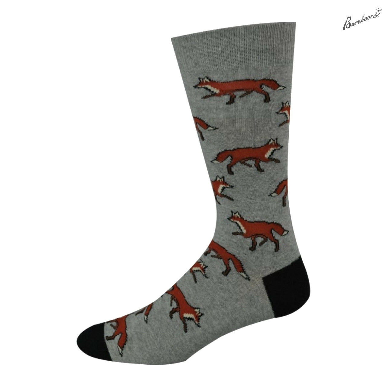 Bamboo Crew Sock - Foxy