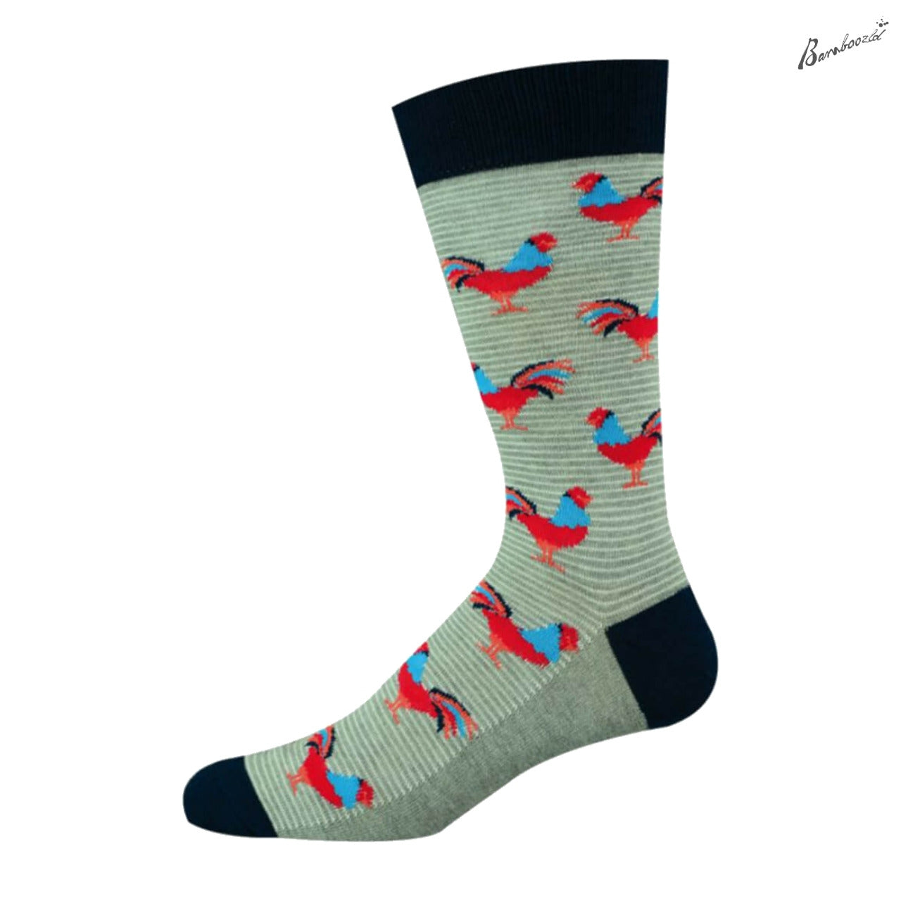 Bamboo Crew Sock - Good Looking Rooster