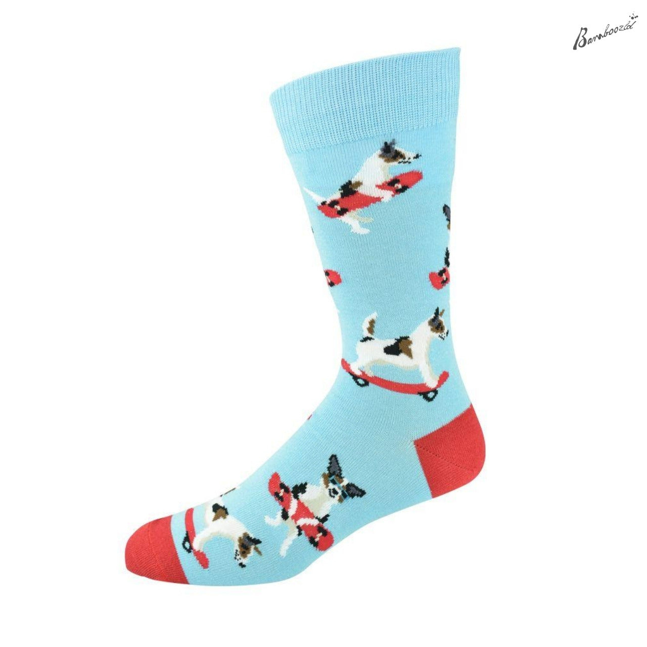 Bamboo Crew Sock - Jack Russell