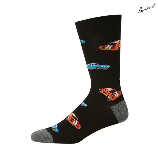 Bamboo Crew Sock - Muscle Car
