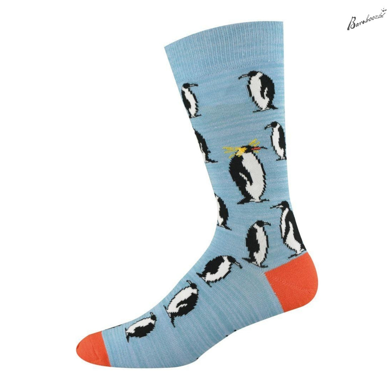 Bamboo Crew Sock - Penguin