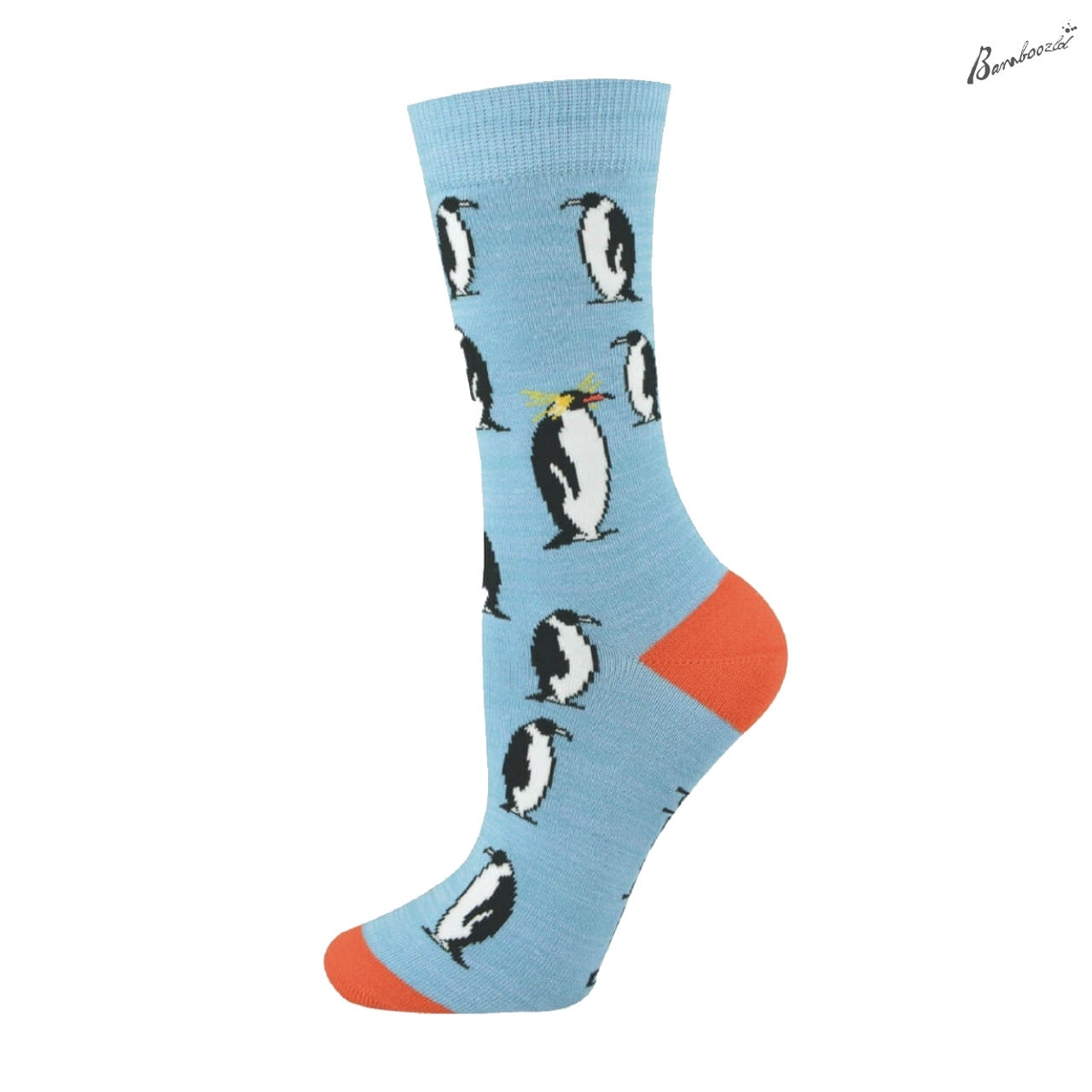 Bamboo Crew Sock - Penguin