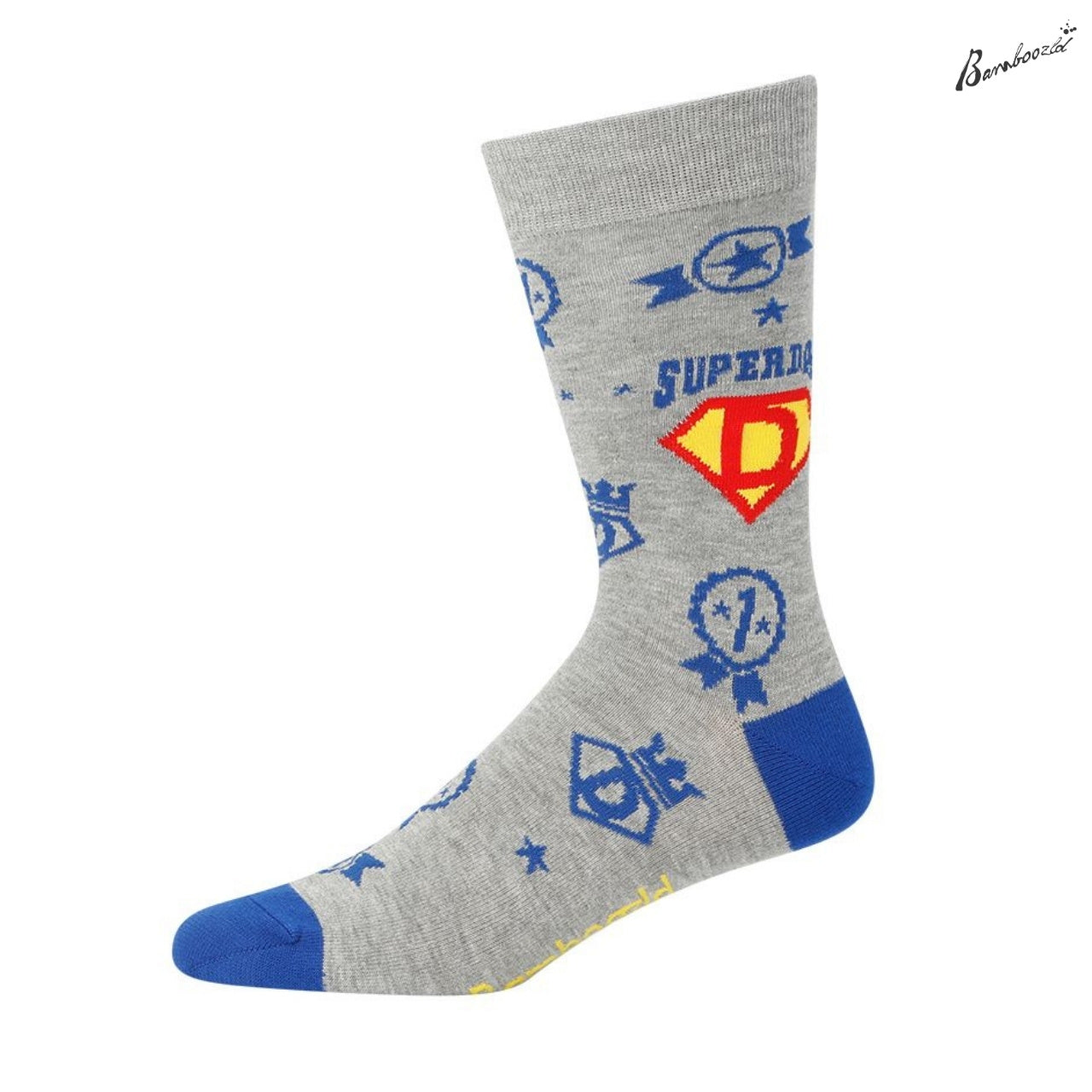 Bamboo Crew Sock - Superdad
