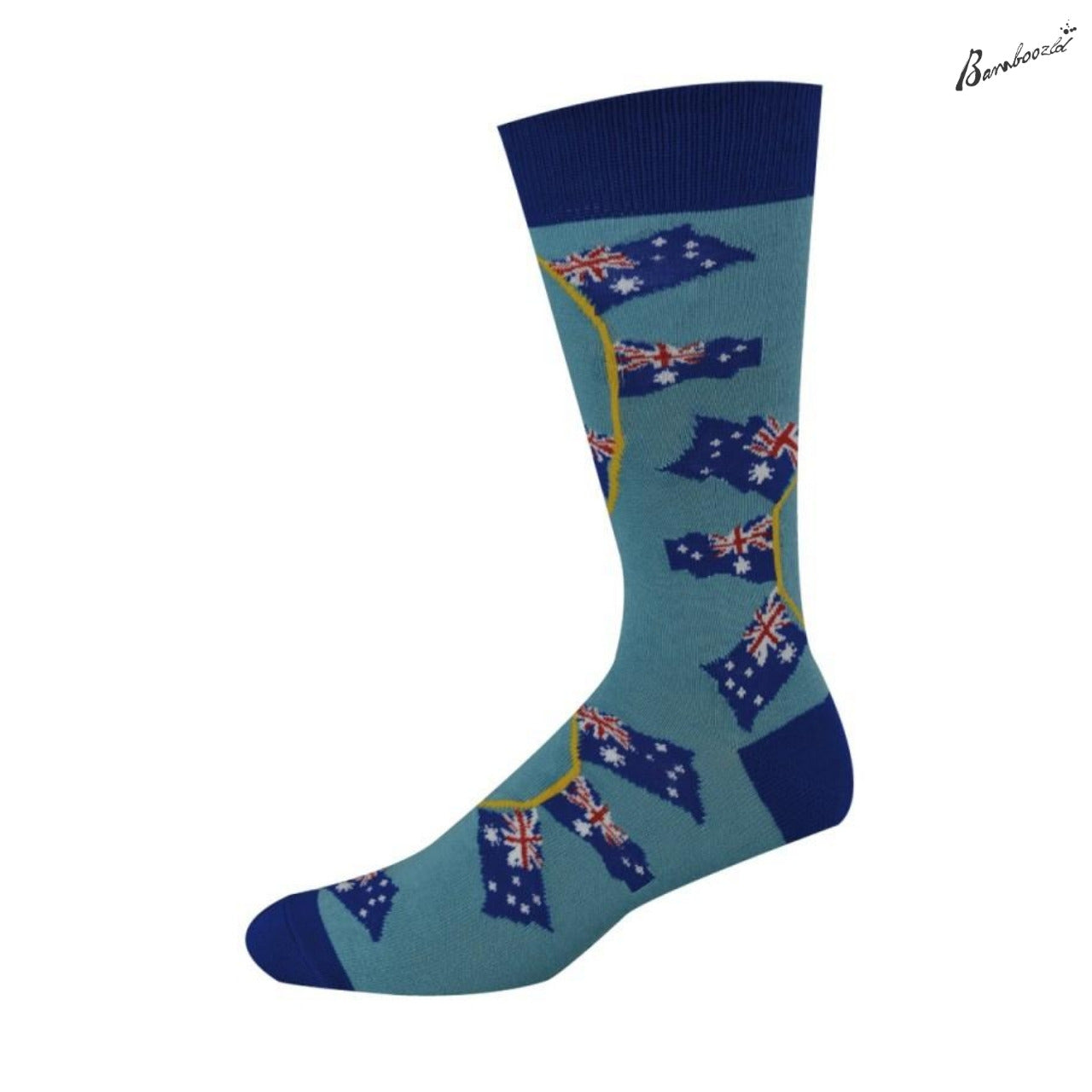 Bamboo Crew Sock - Aussie Flagpole