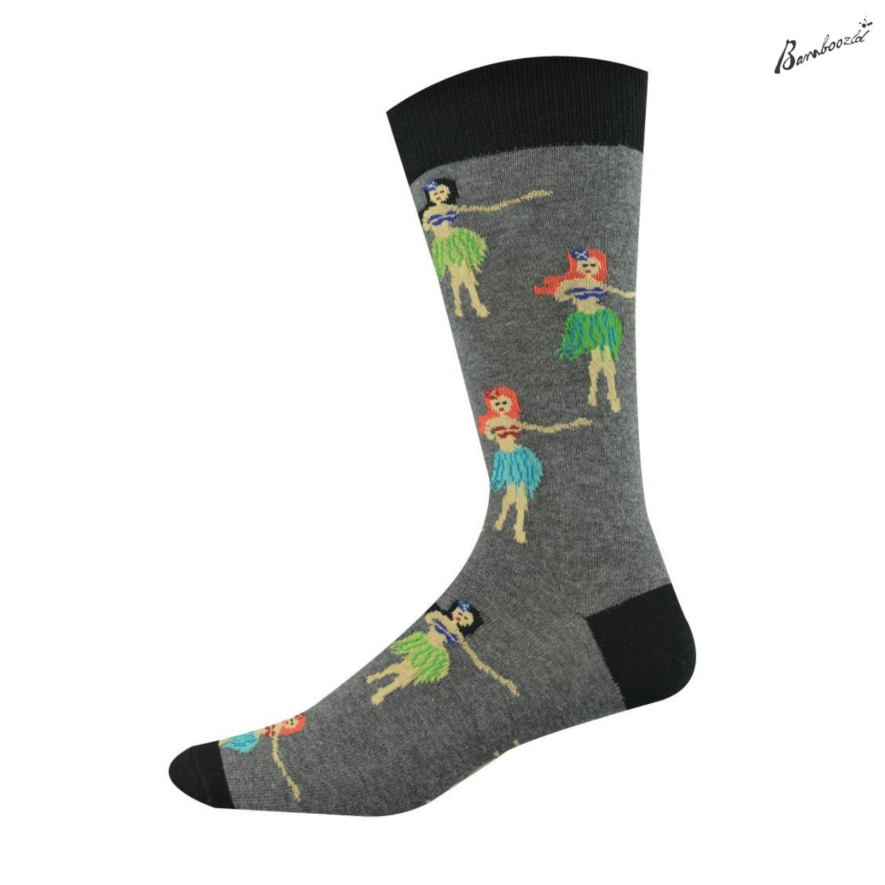 Bamboo Crew Sock - Hula Girl