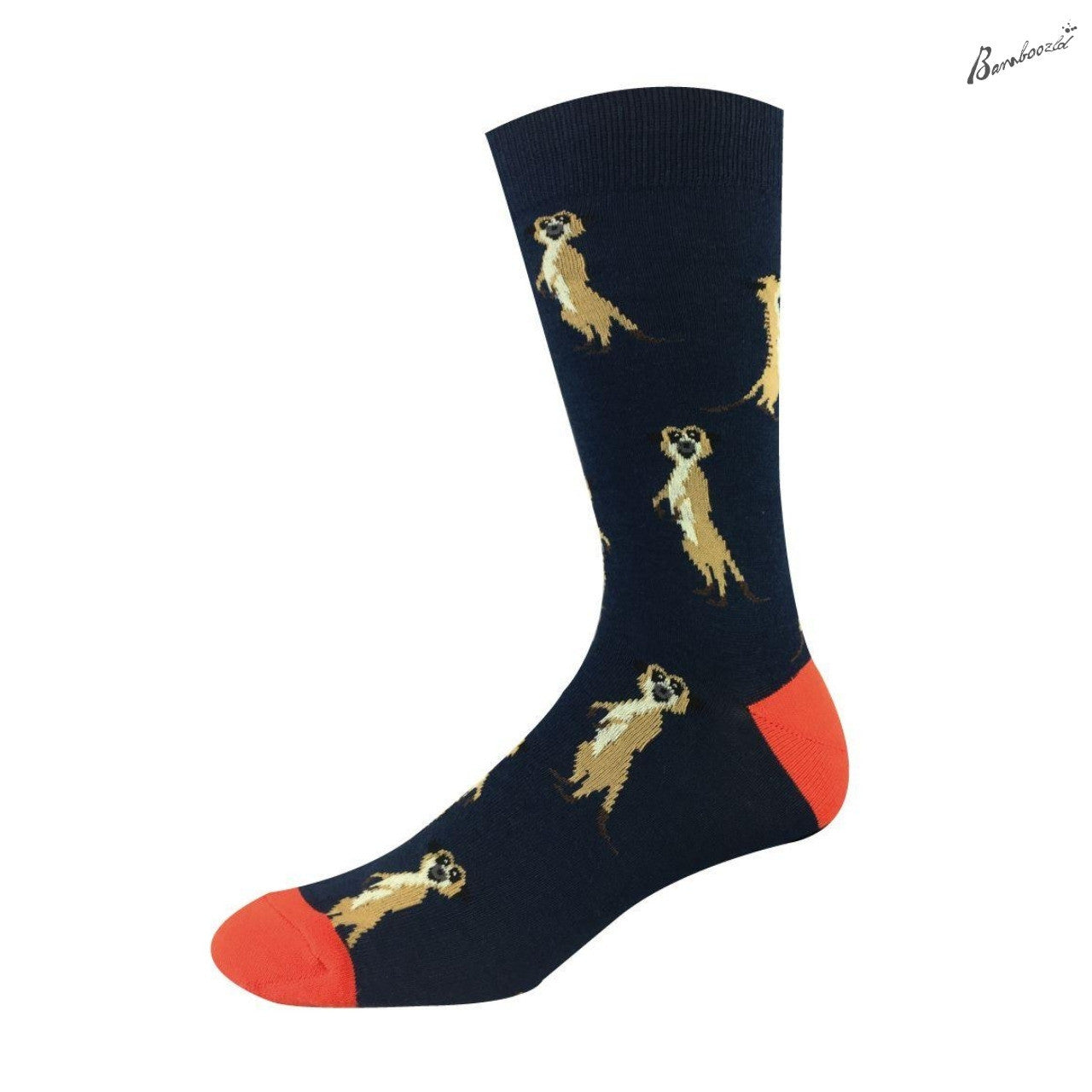 Bamboozld Business Socks - Meerkat Navy Men's
