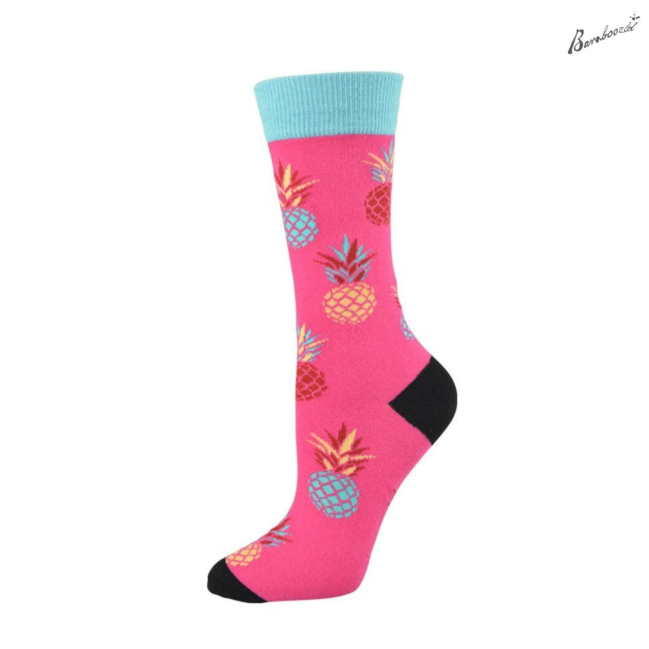 Bamboozld Business Socks - Pink Pineapple