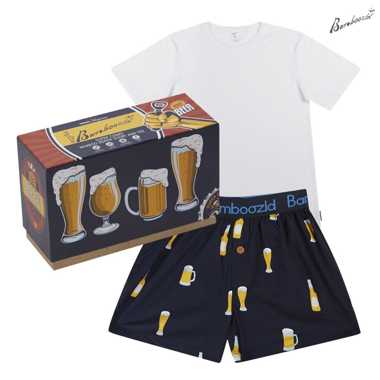 Bamboozld tee & boxers - More Beer