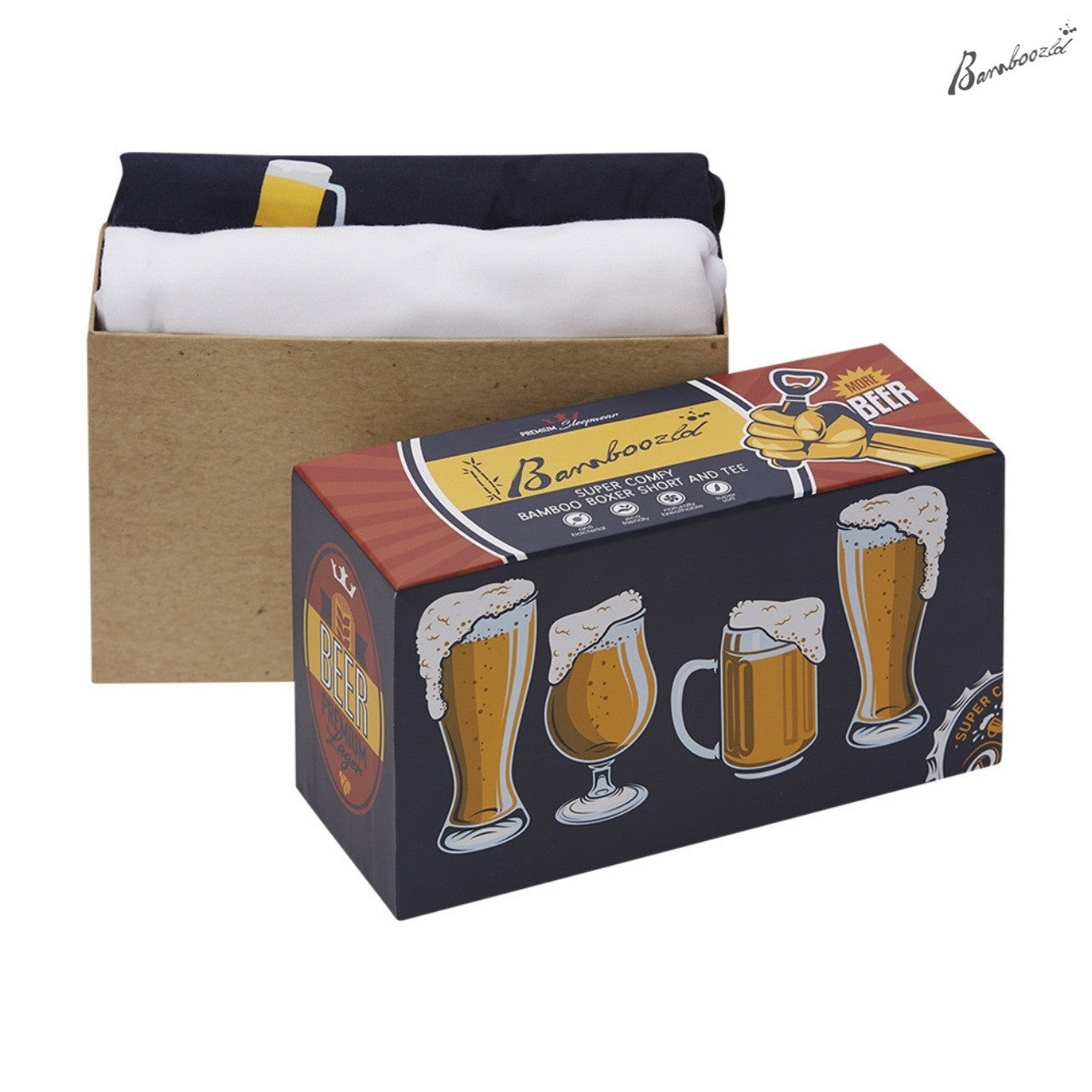 Bamboozld tee & boxers - More Beer