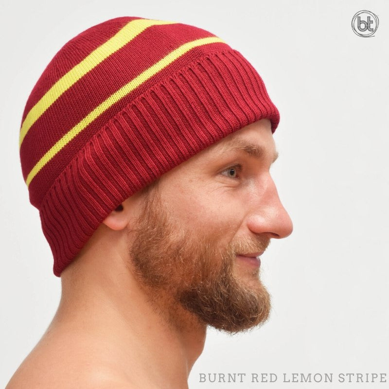 bt Bamboo Beanie - Burnt Red Lemon