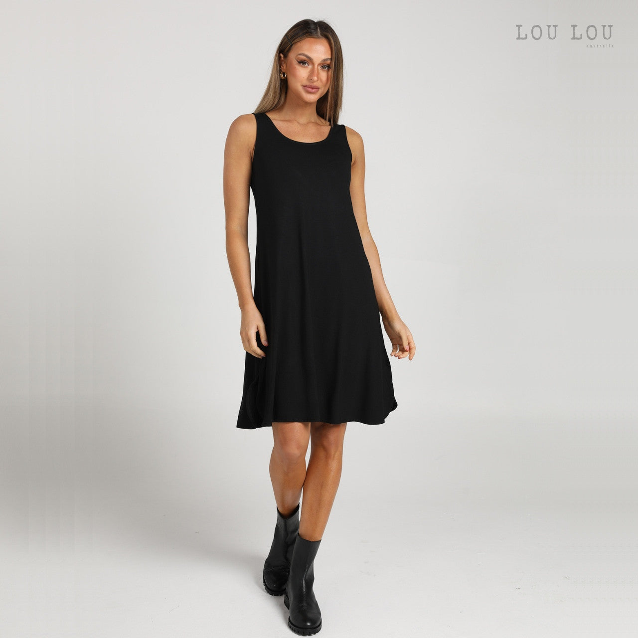 Sleeveless Etta Dress - Black