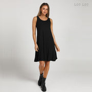 Sleeveless Etta Dress - Black
