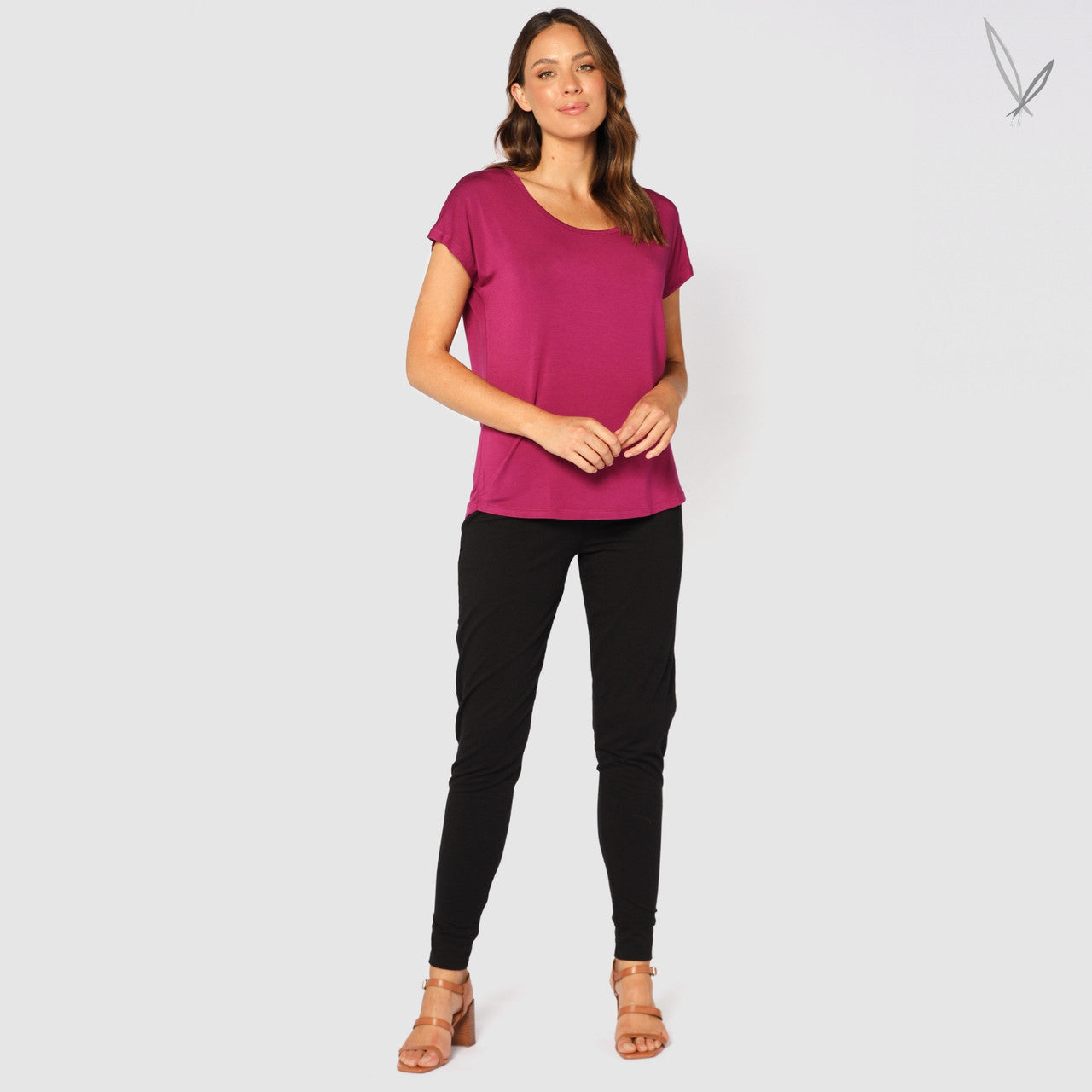 Women's Bamboo Softline Slouch Pants - Black