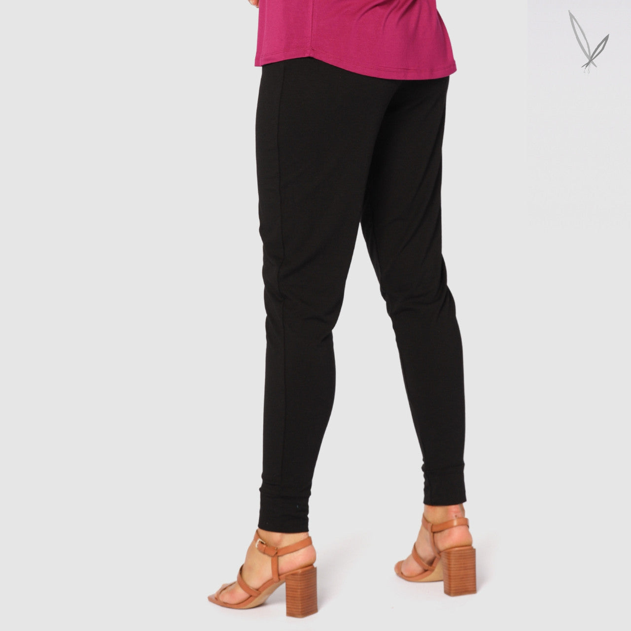 Women's Bamboo Softline Slouch Pants - Black