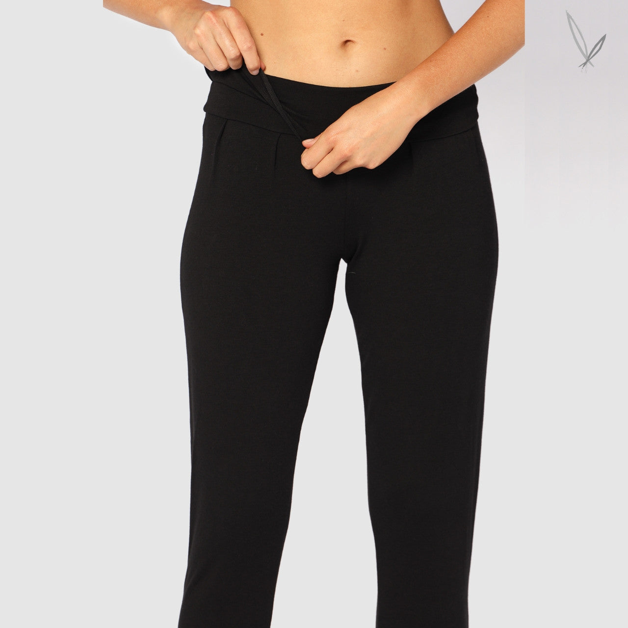 Women's Bamboo Softline Slouch Pants - Black