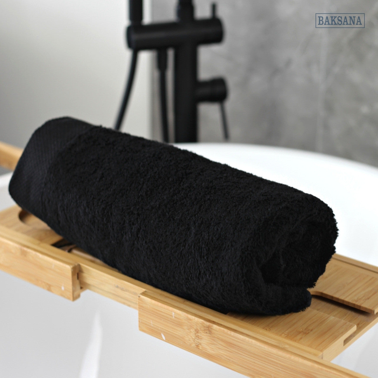 Baksana Bath Towel | Black