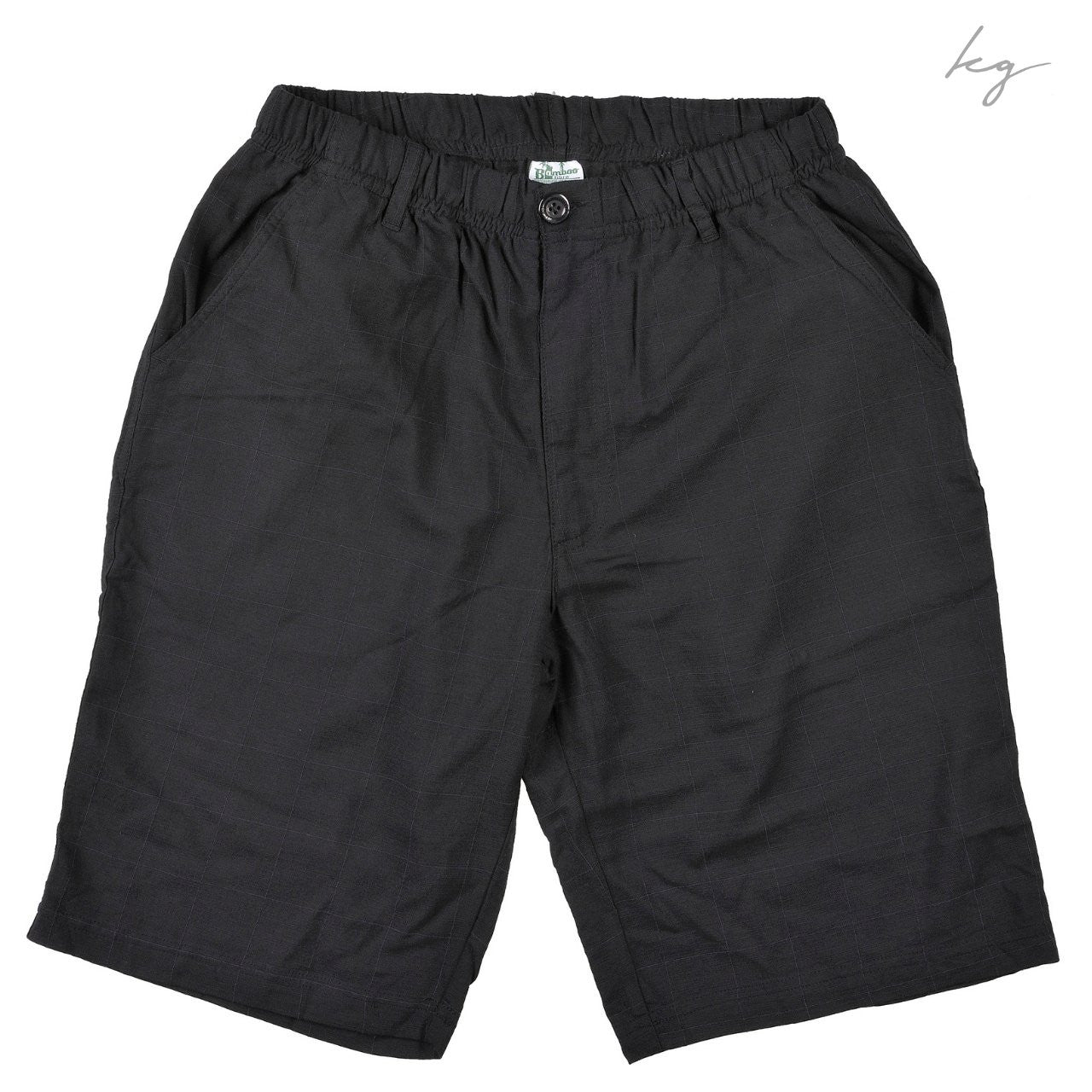 Men's Bamboo Beach Shorts - Black