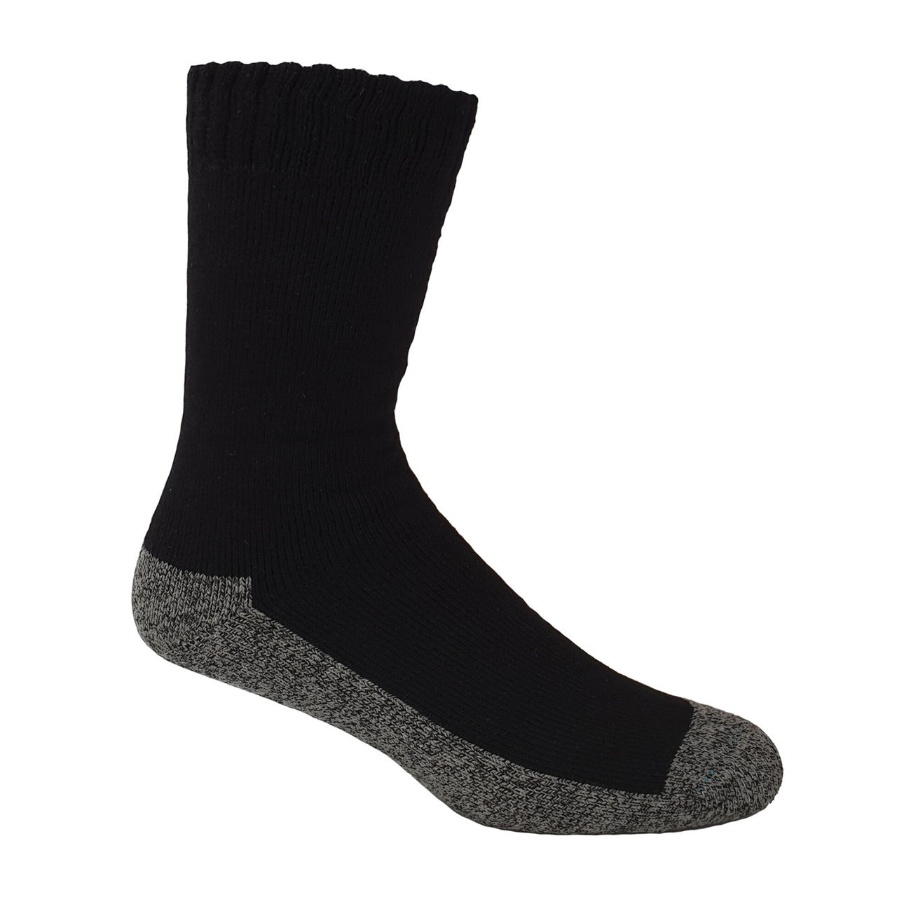 3-Yarn Bamboo Work Socks - Black