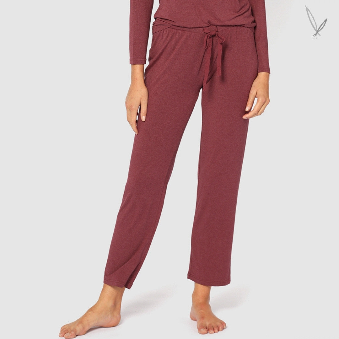 Relax Bamboo PJ Pants - Burgundy