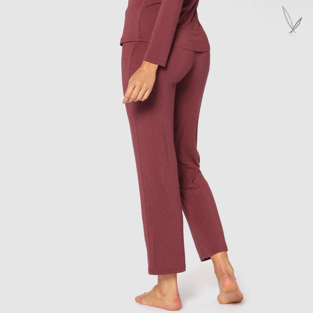 Relax Bamboo PJ Pants - Burgundy